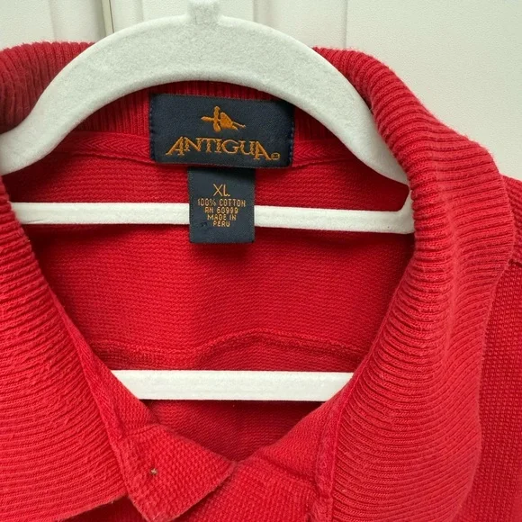 NC State Wolfpack Antigua Men's Red Polo Shirt - Picture 5 of 5